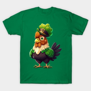 Chicken St. Patrick's Day T-Shirt